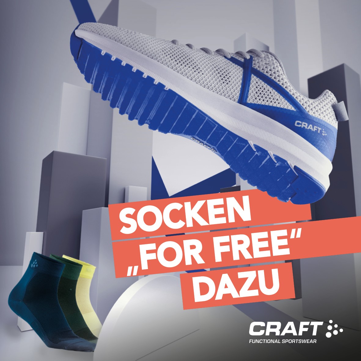 CRAFTFootwear&GreatnessSocks_AktionSS19 Laufsport Bunert Wuppertal